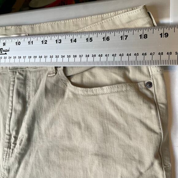 PacSun Men Stacked Skinny Jeans 36x30 Natural Tan Mid Rise Stretch - Picture 2 of 11